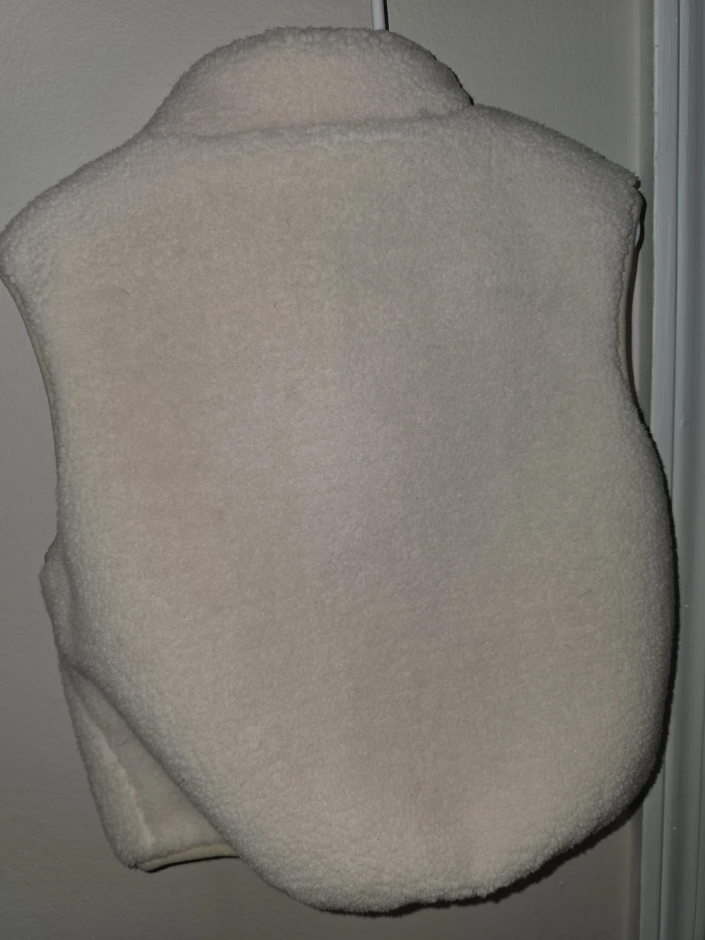 Primark Cream Sherpa Kids Vest with Lion King Patch